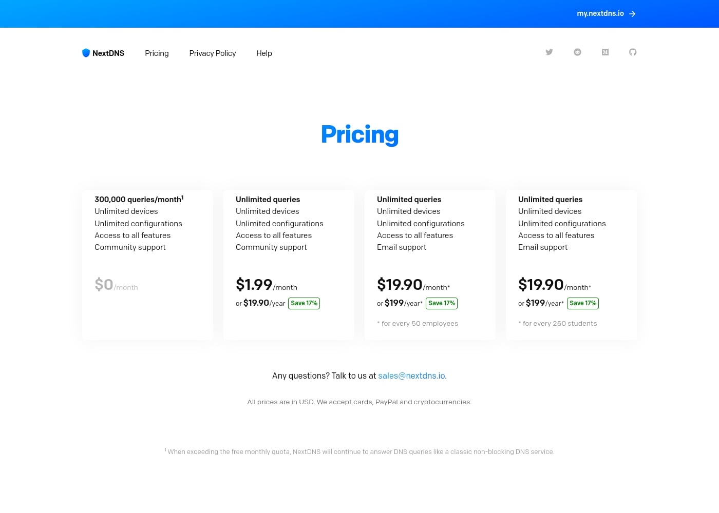 Pricing