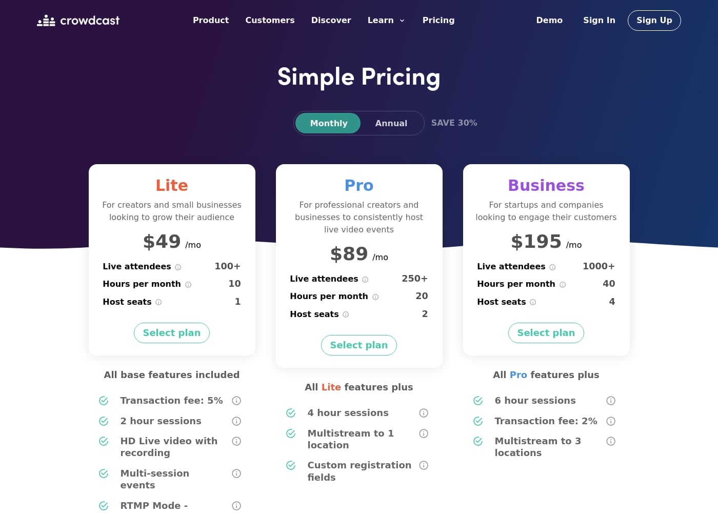 Pricing