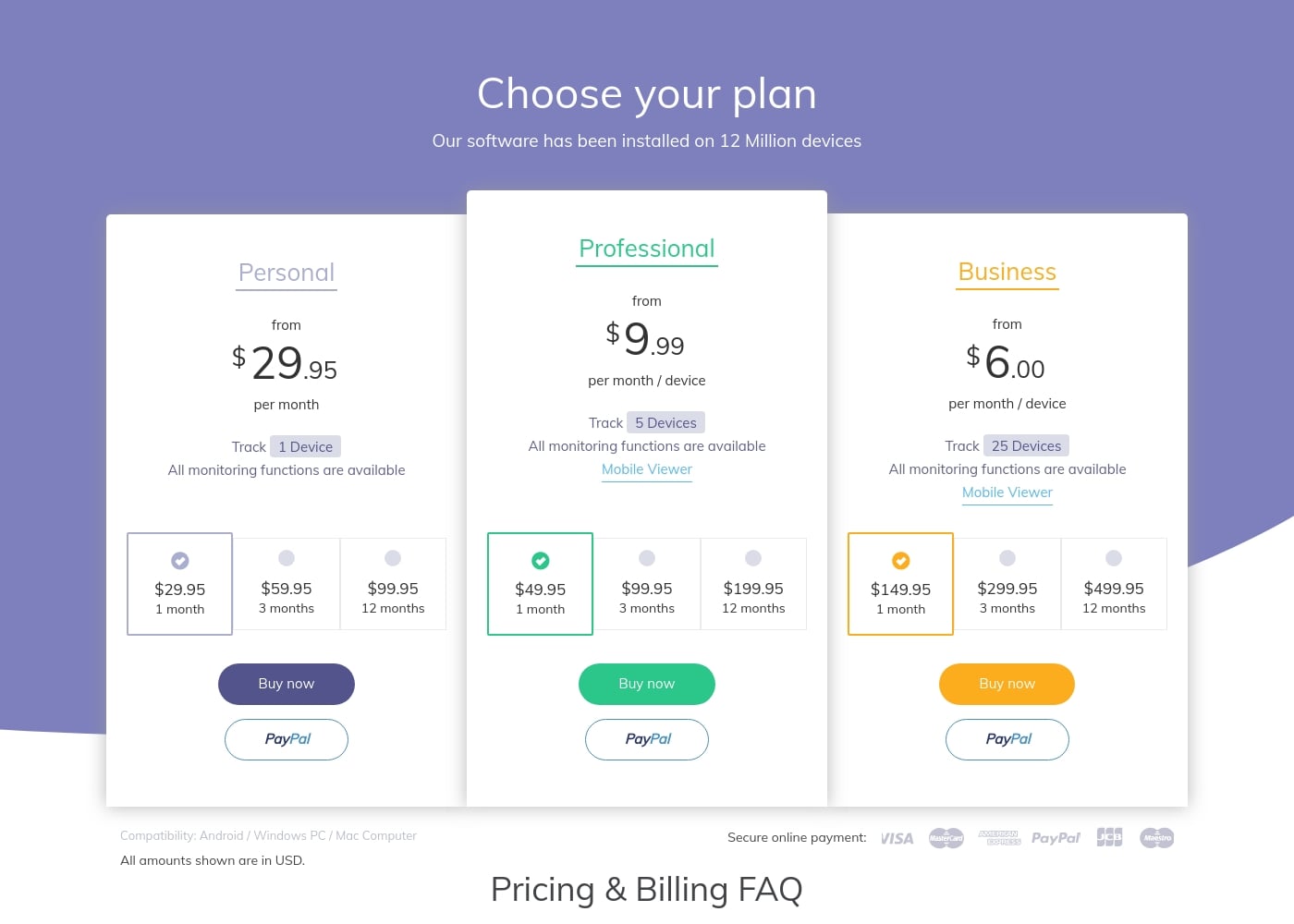Pricing