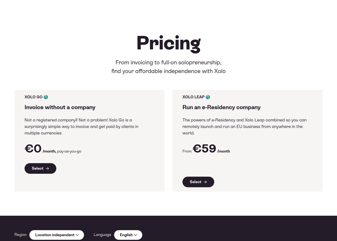 Pricing