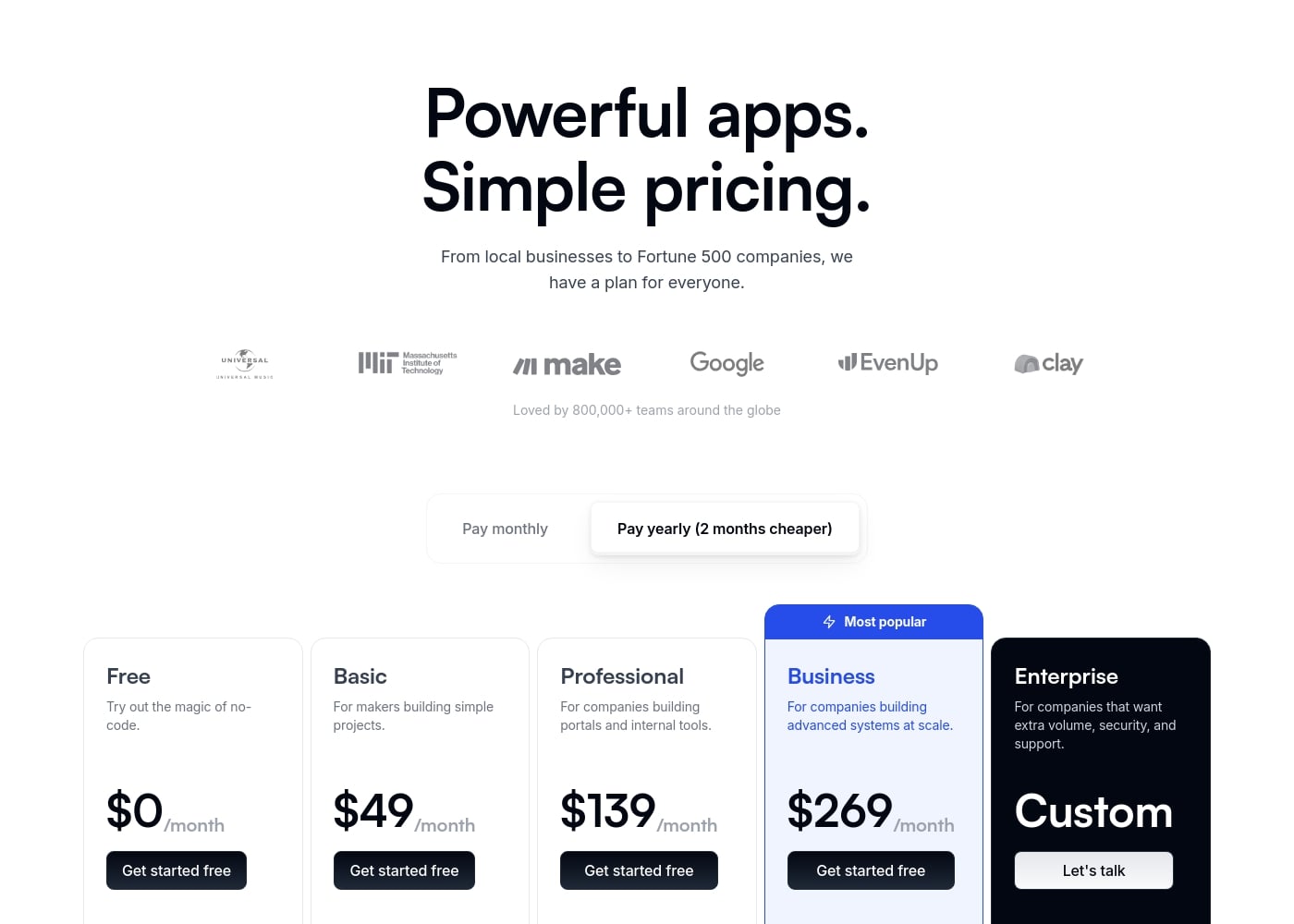 Pricing