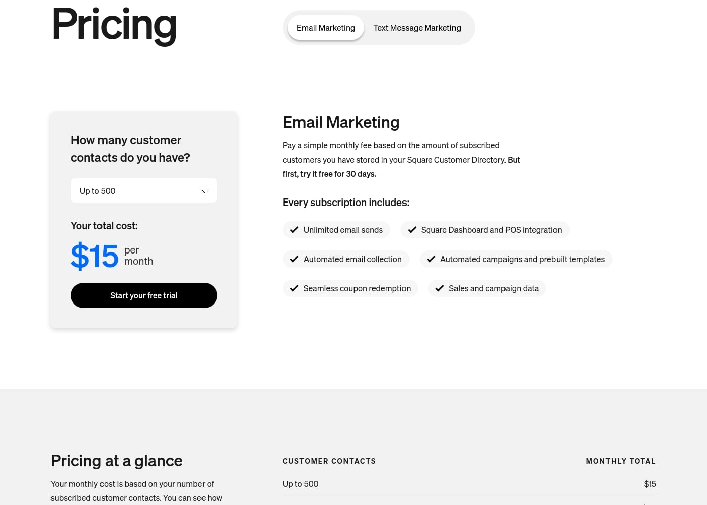 Pricing