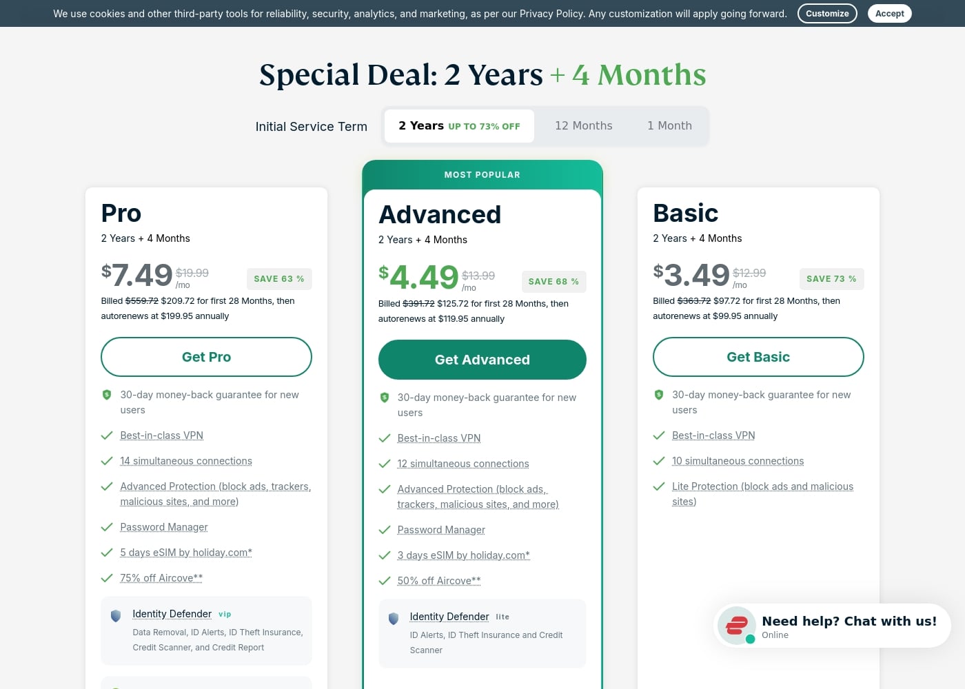 Pricing