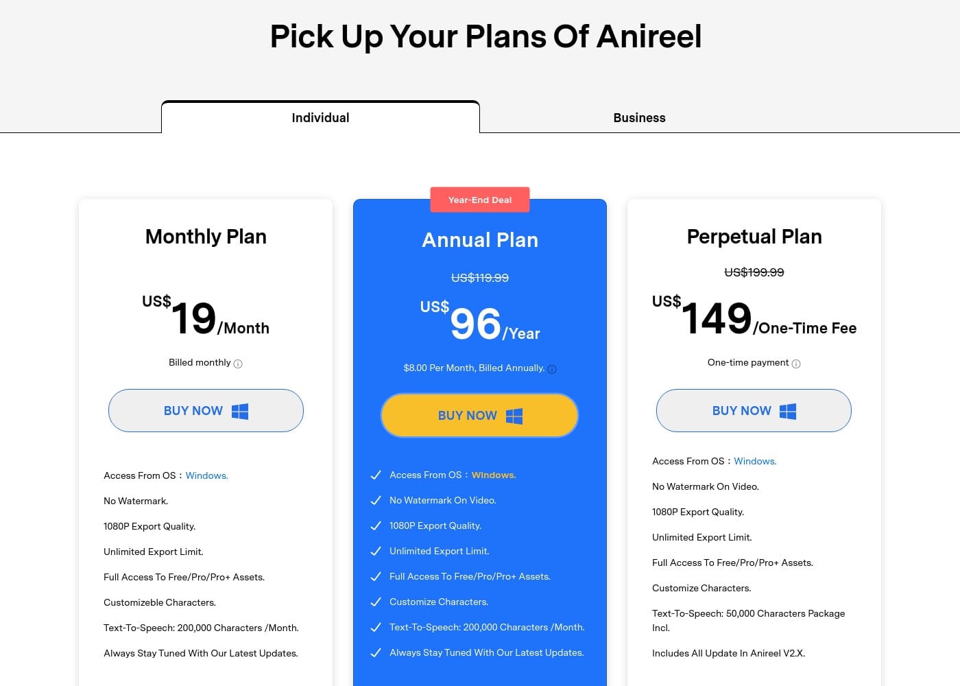 Pricing