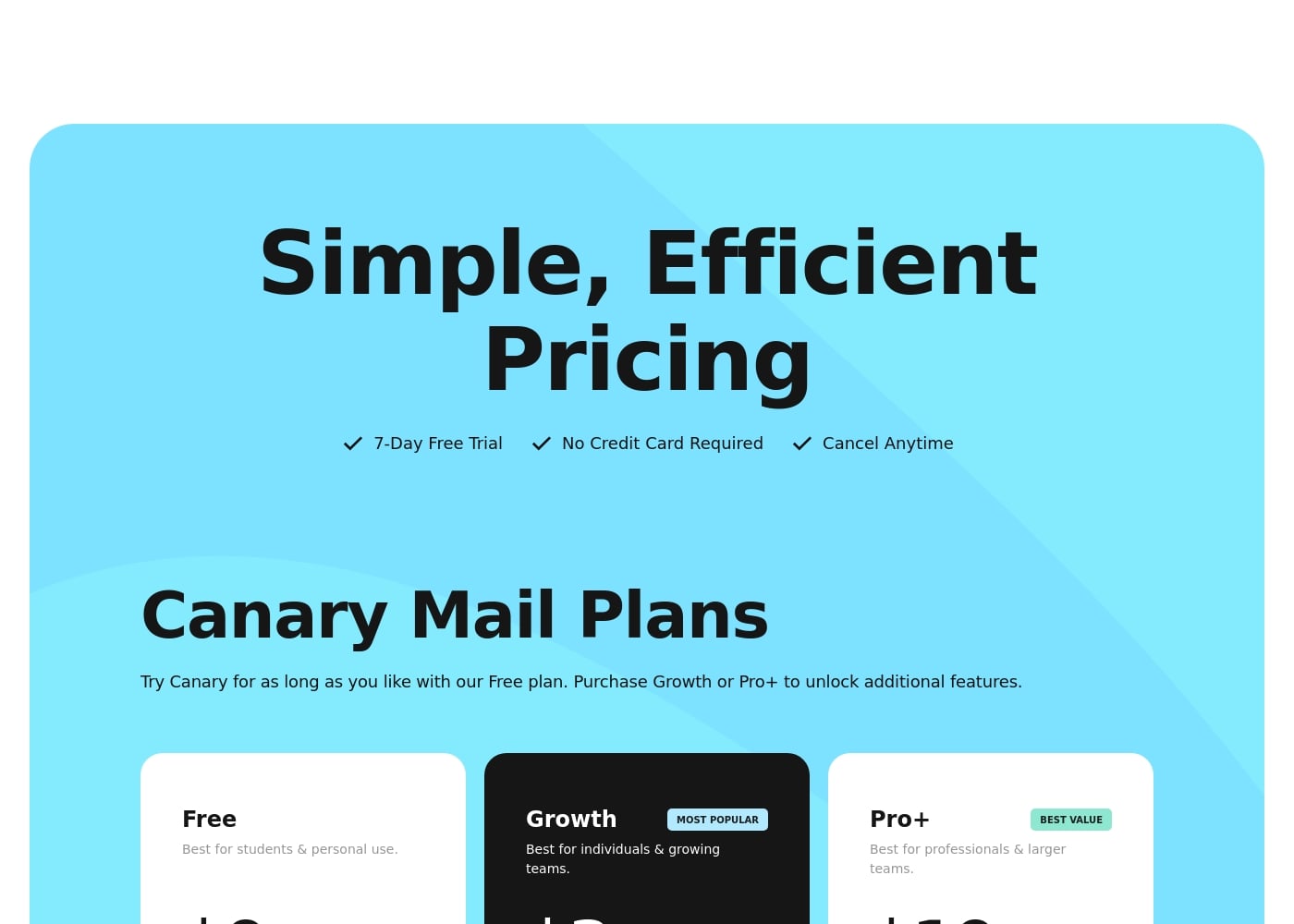 Pricing