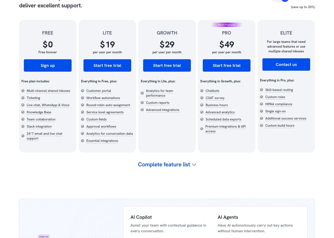 Pricing