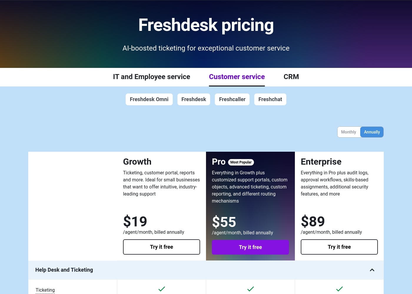 Pricing