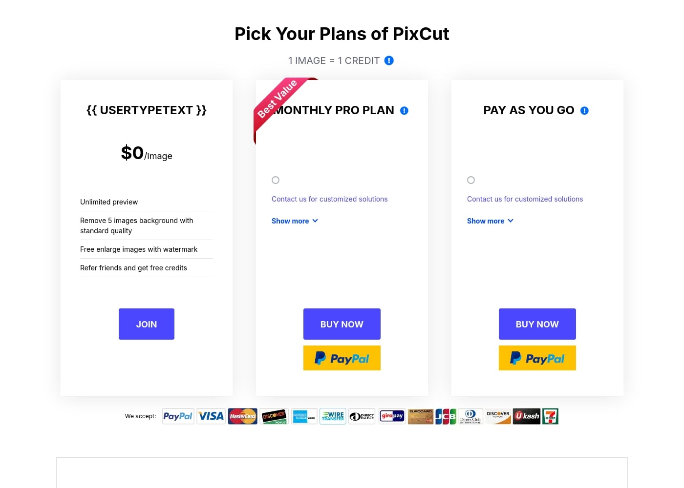 Pricing