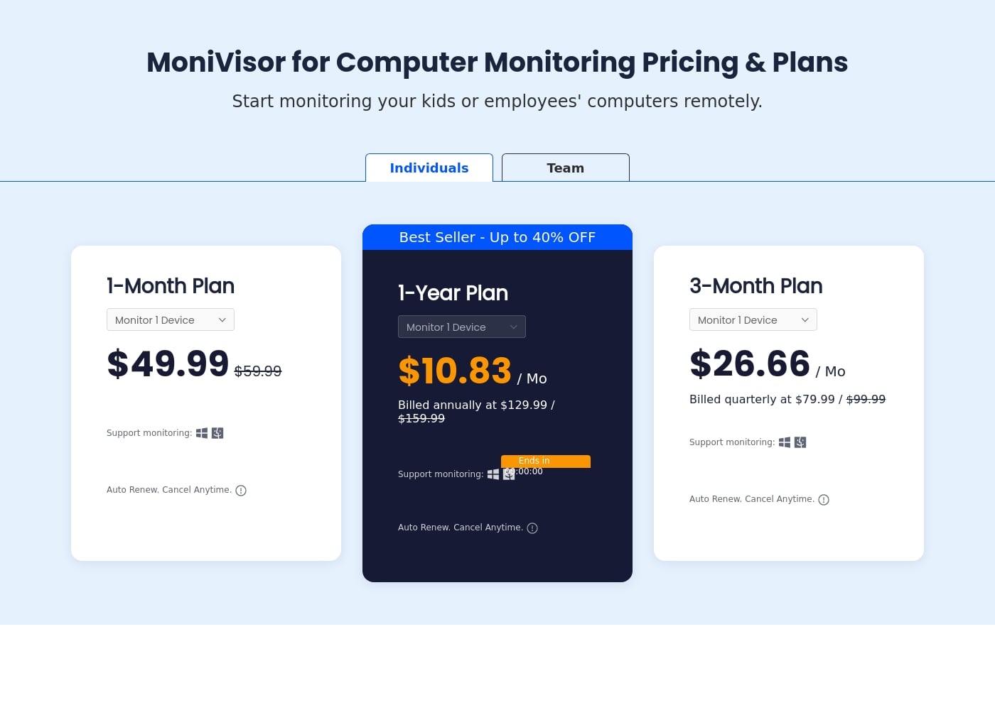 Pricing