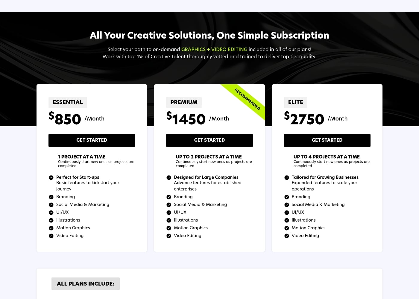 Pricing