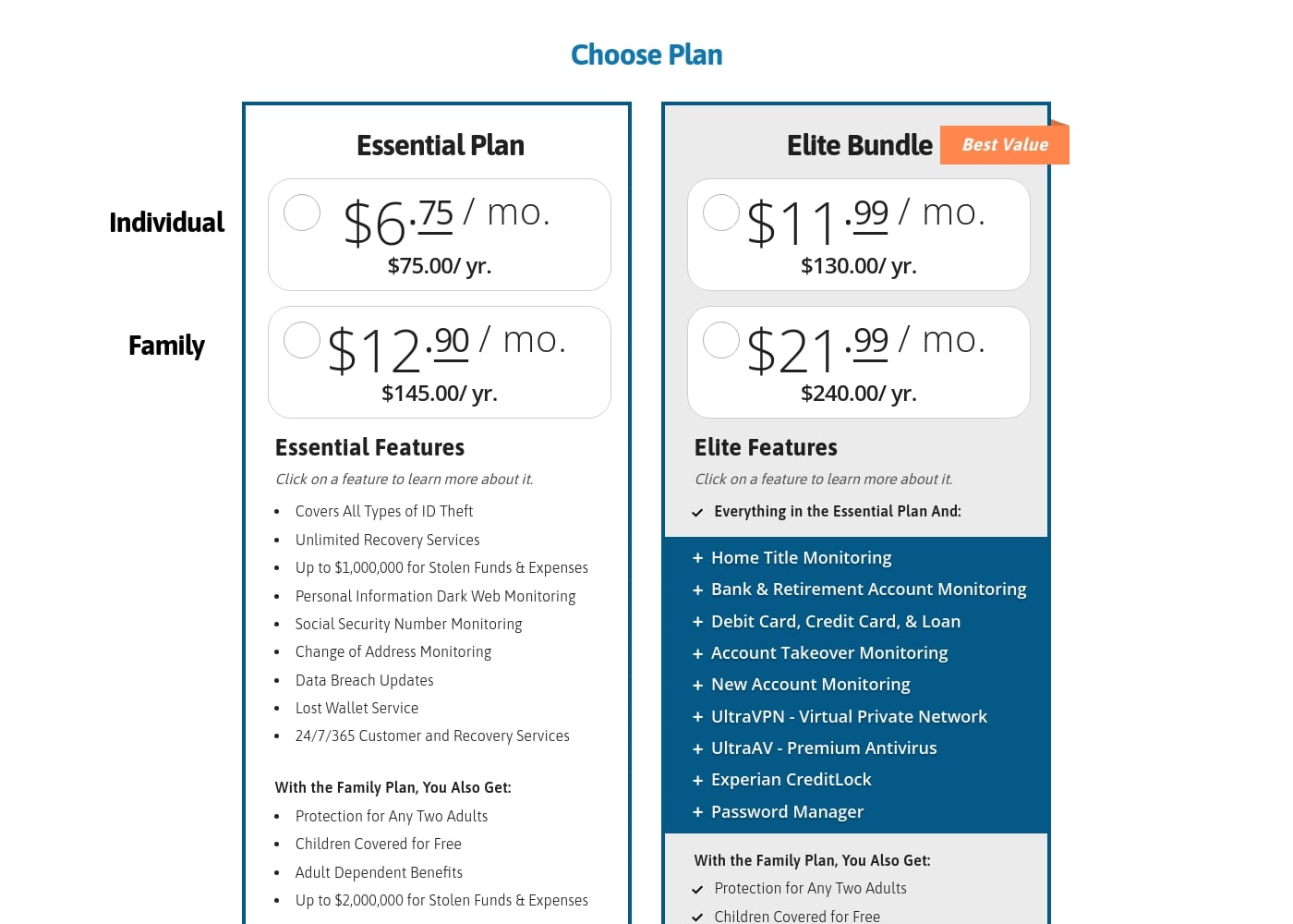 Pricing