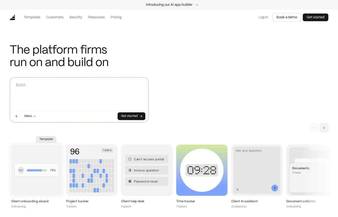 Assembly homepage screenshot