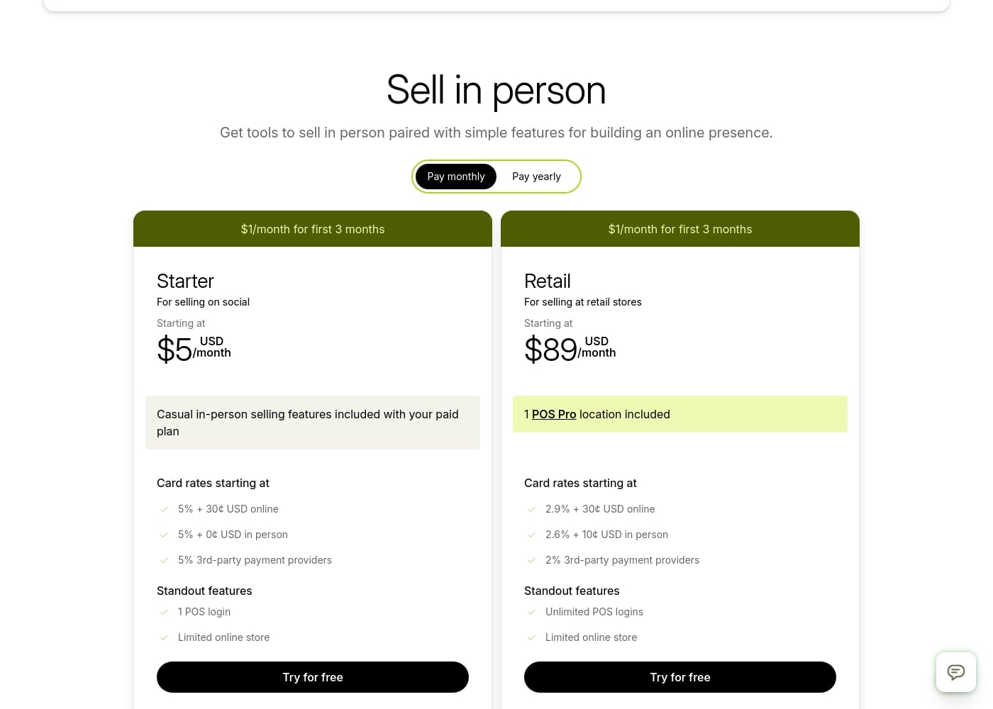 Pricing