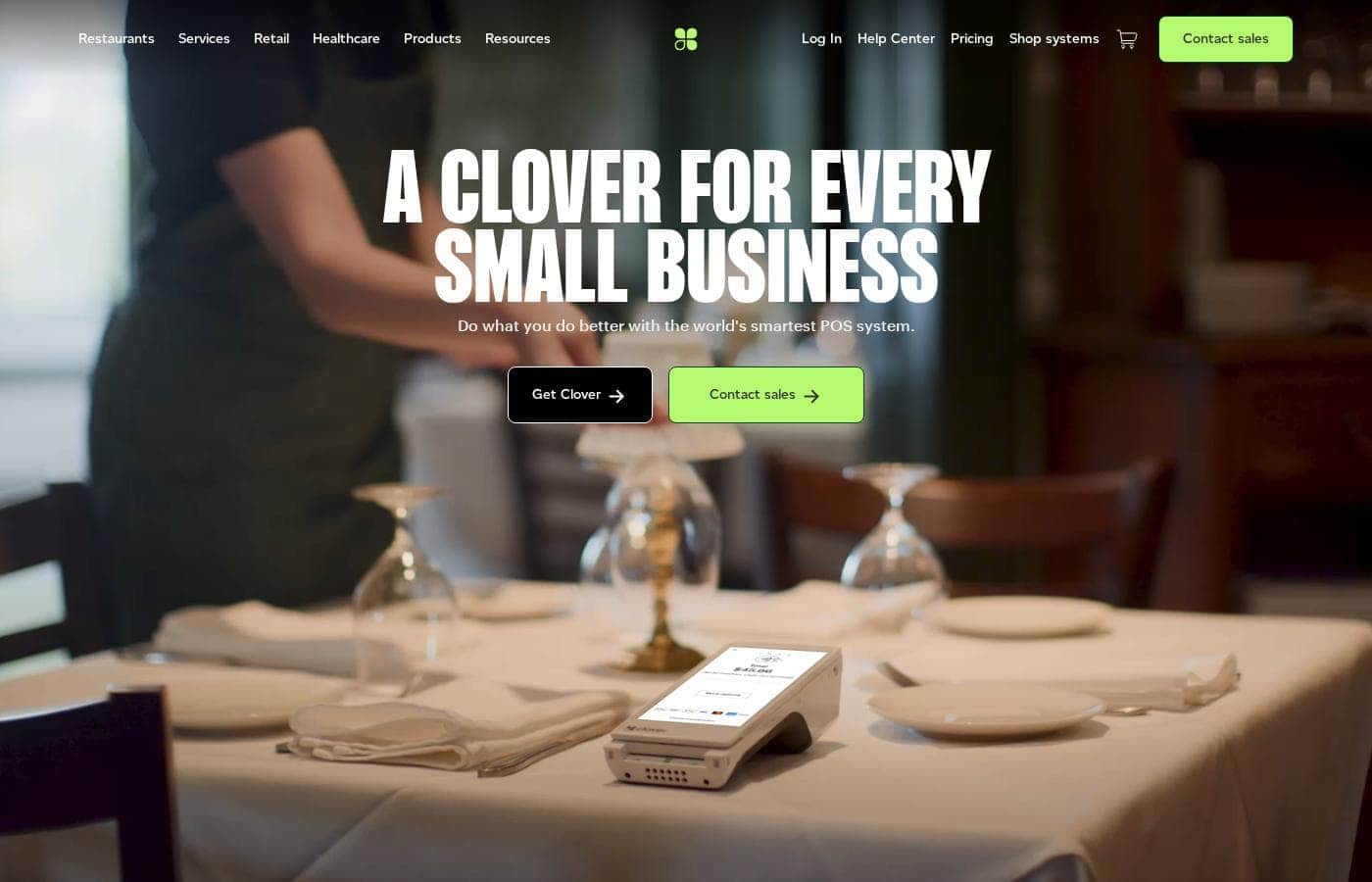 ภาพหน้าจอหลักของ Clover