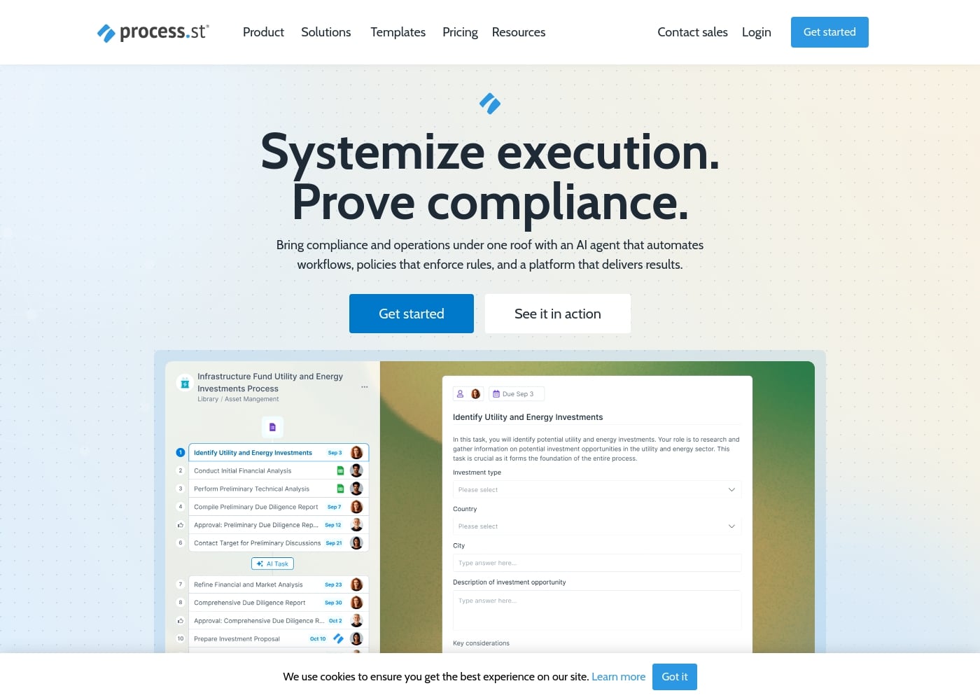 Process Street首页截图