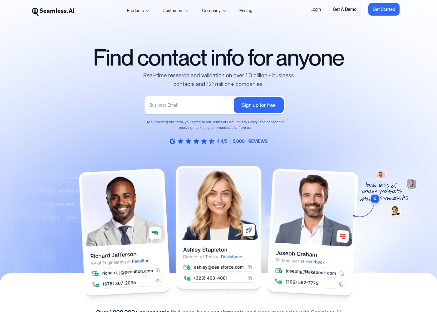 SeamlessAI首页截图