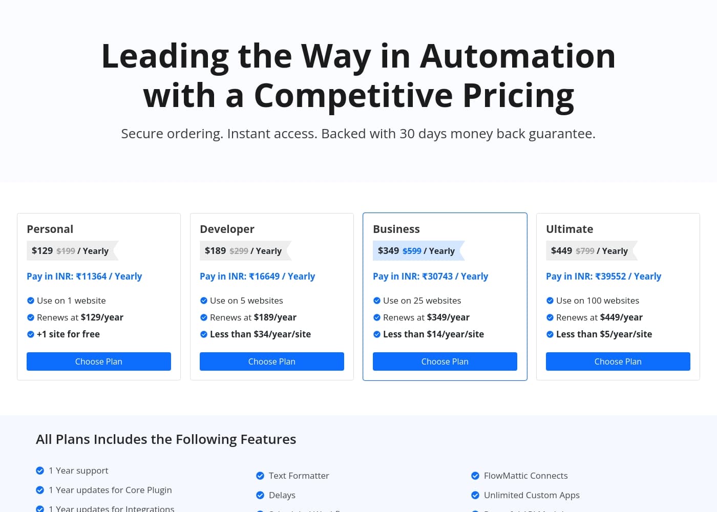 Pricing