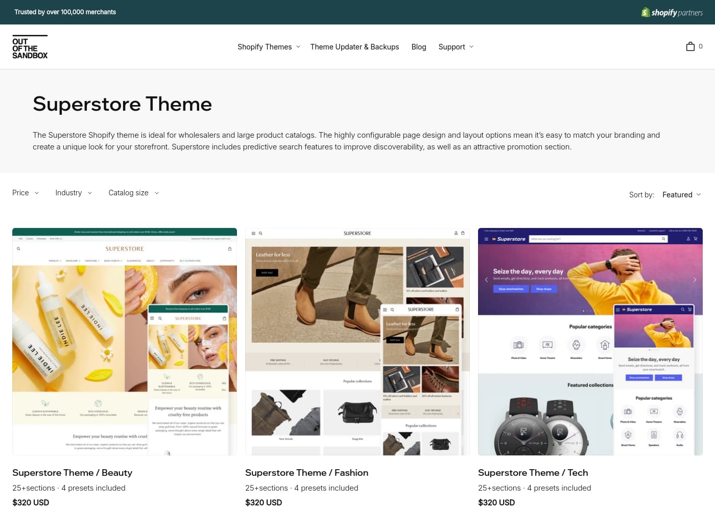 Superstore Theme首页截图