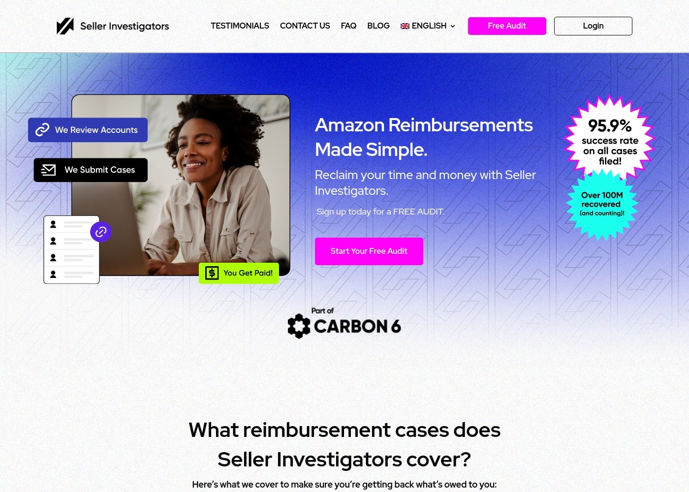 Seller Investigators首页截图