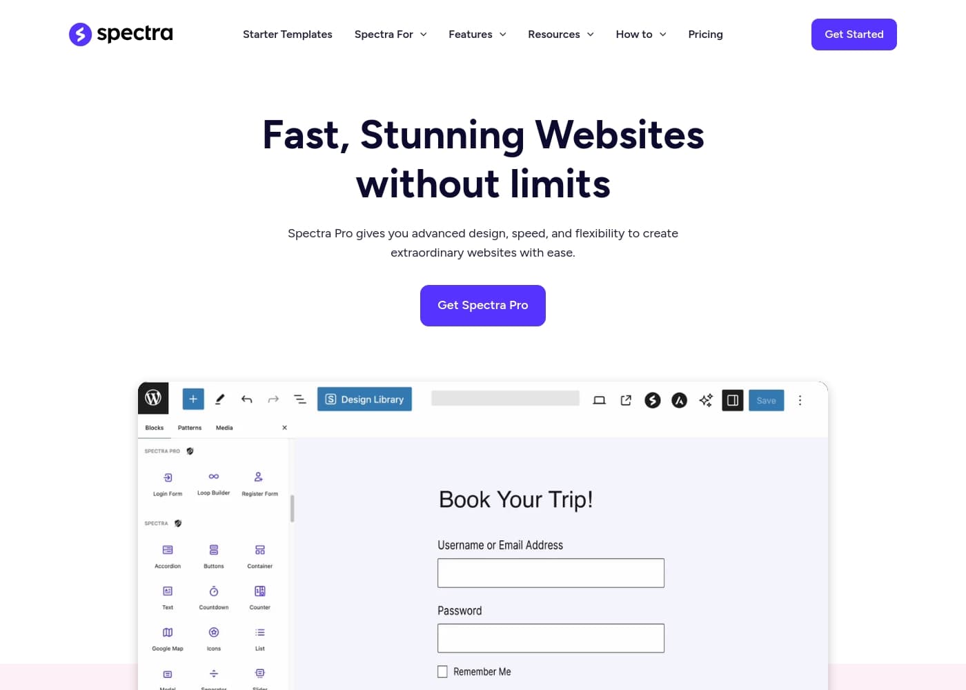 Spectra Pro首页截图