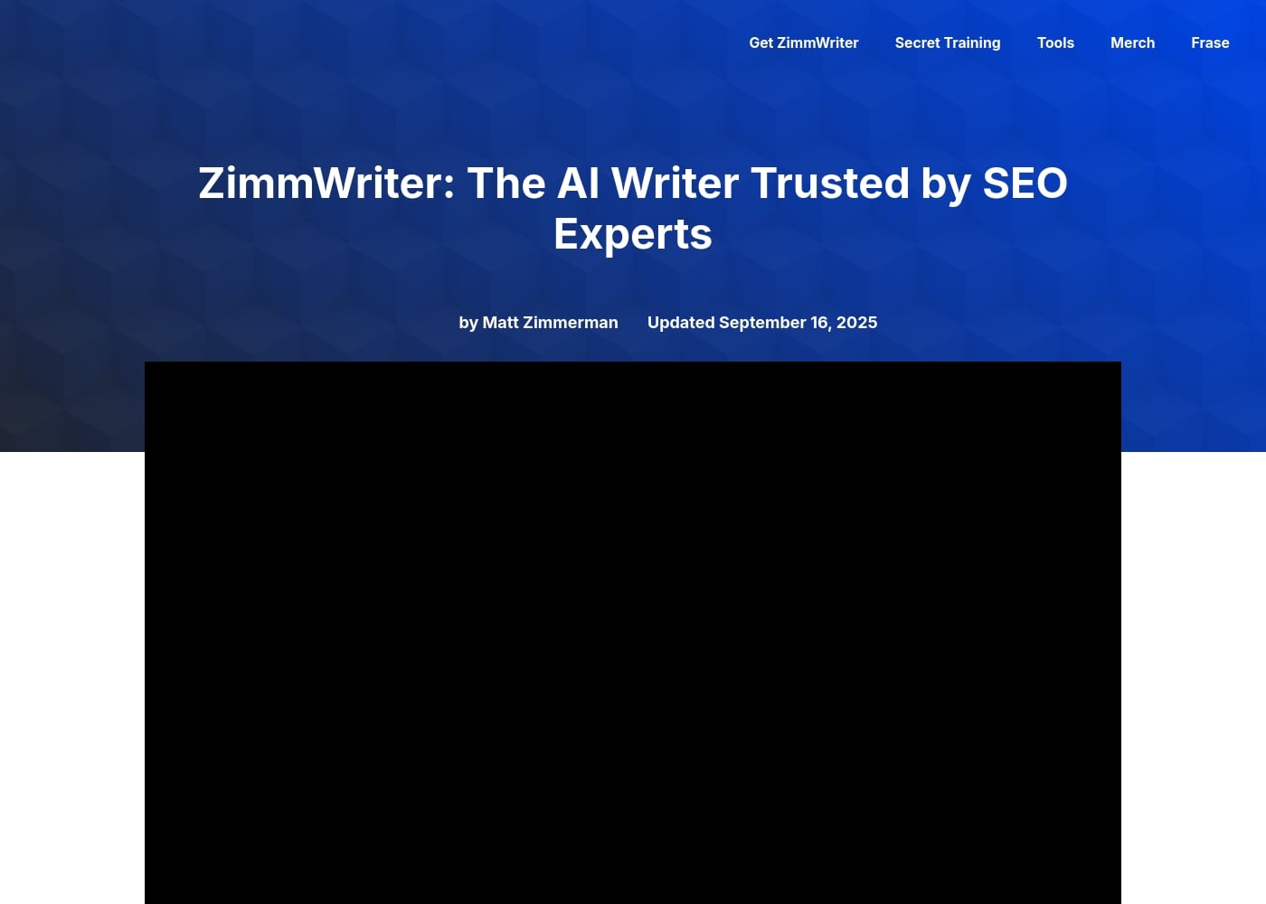 ZimmWriter首页截图