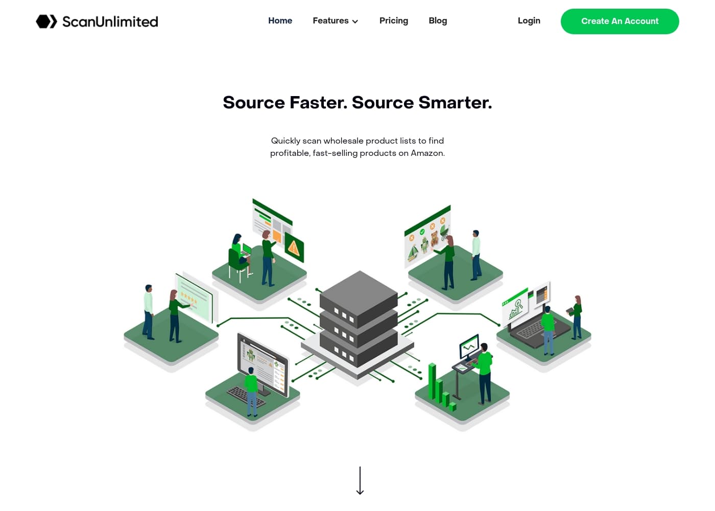 Zrzut ekranu strony głównej ScanUnlimited