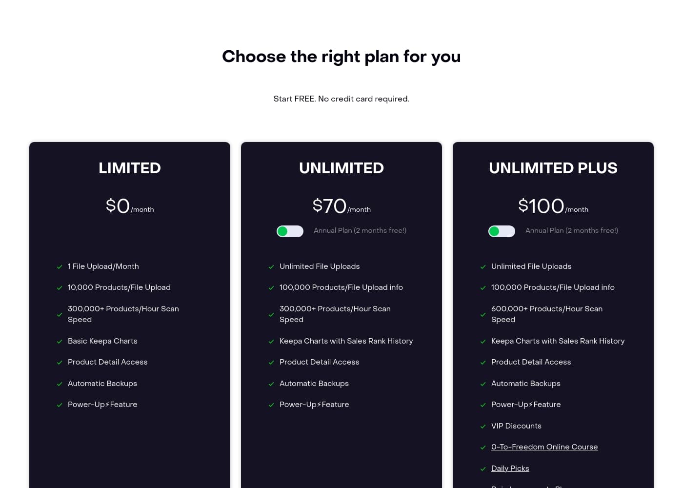 Pricing