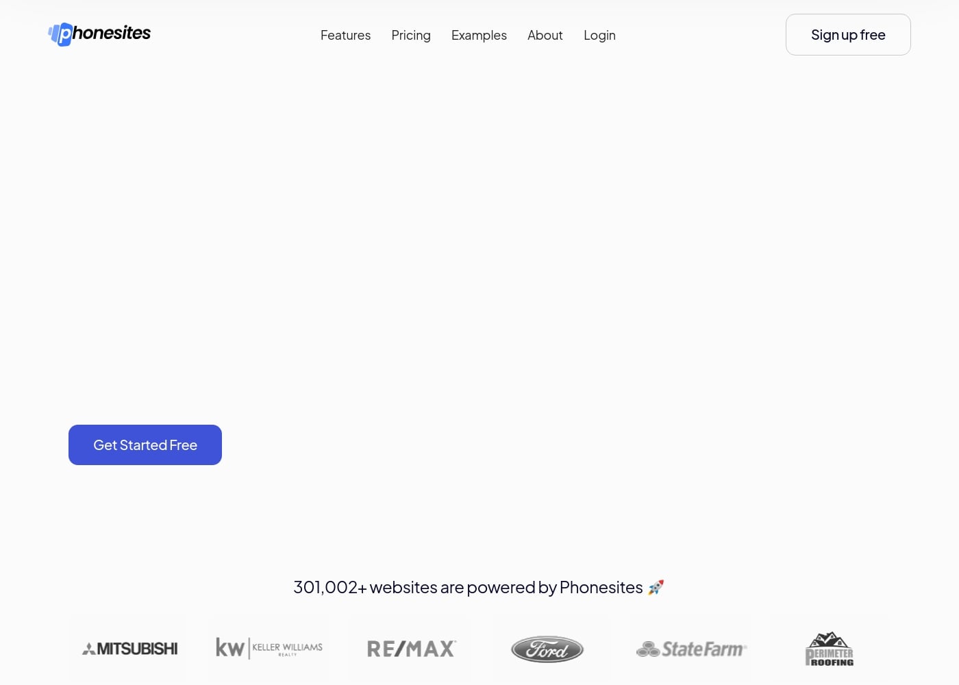 Phonesites首页截图