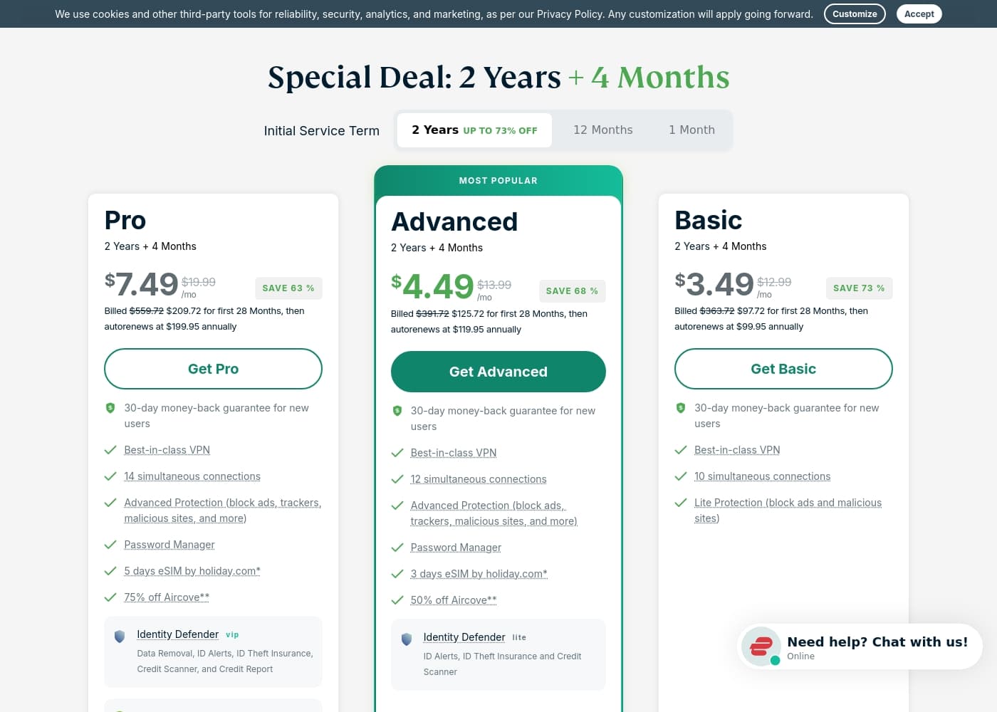 Pricing