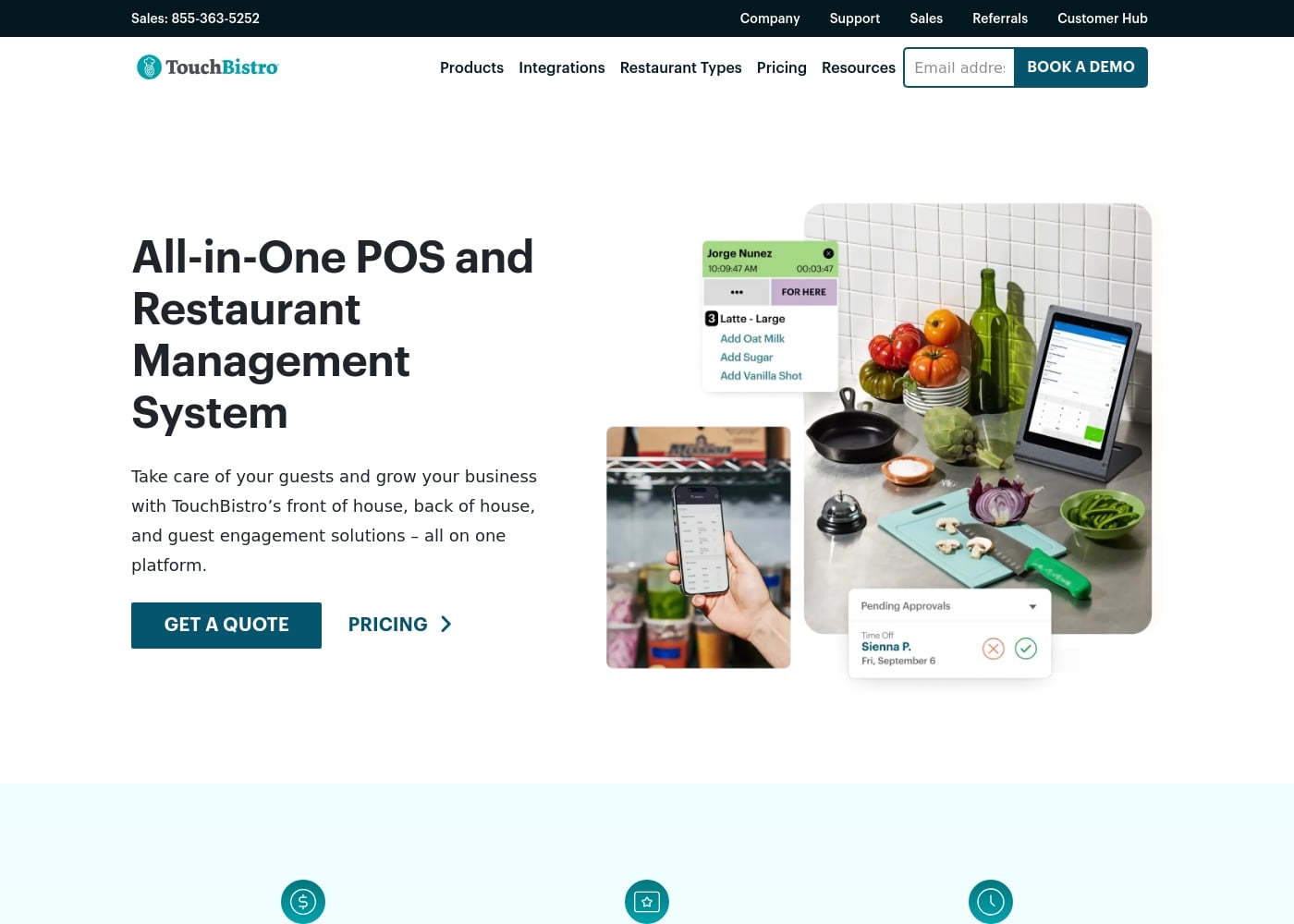 TouchBistro首页截图