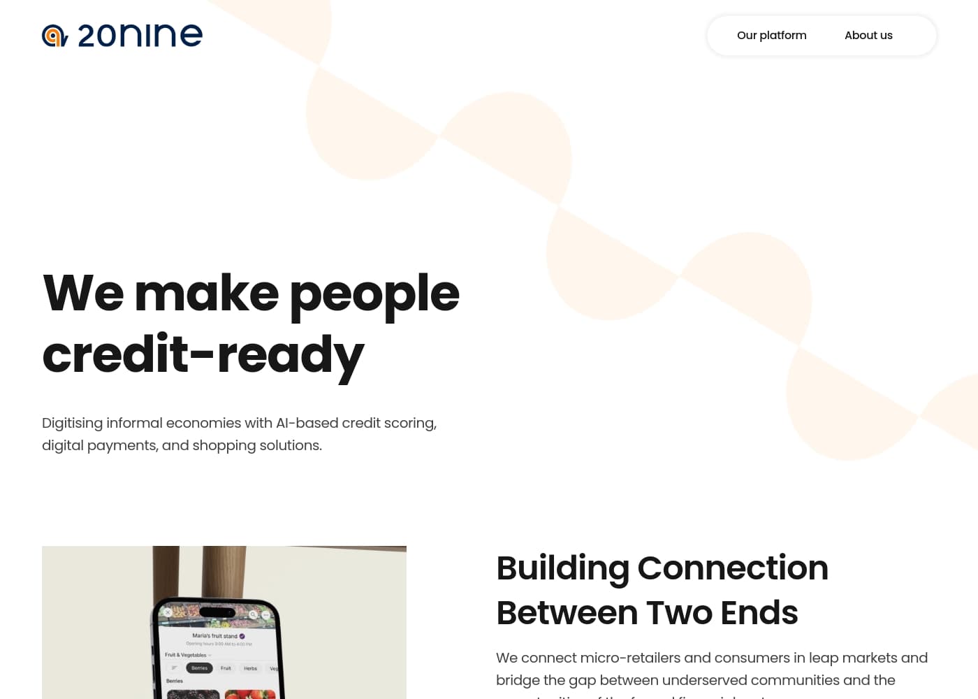 ภาพหน้าจอหลักของ 20NINE