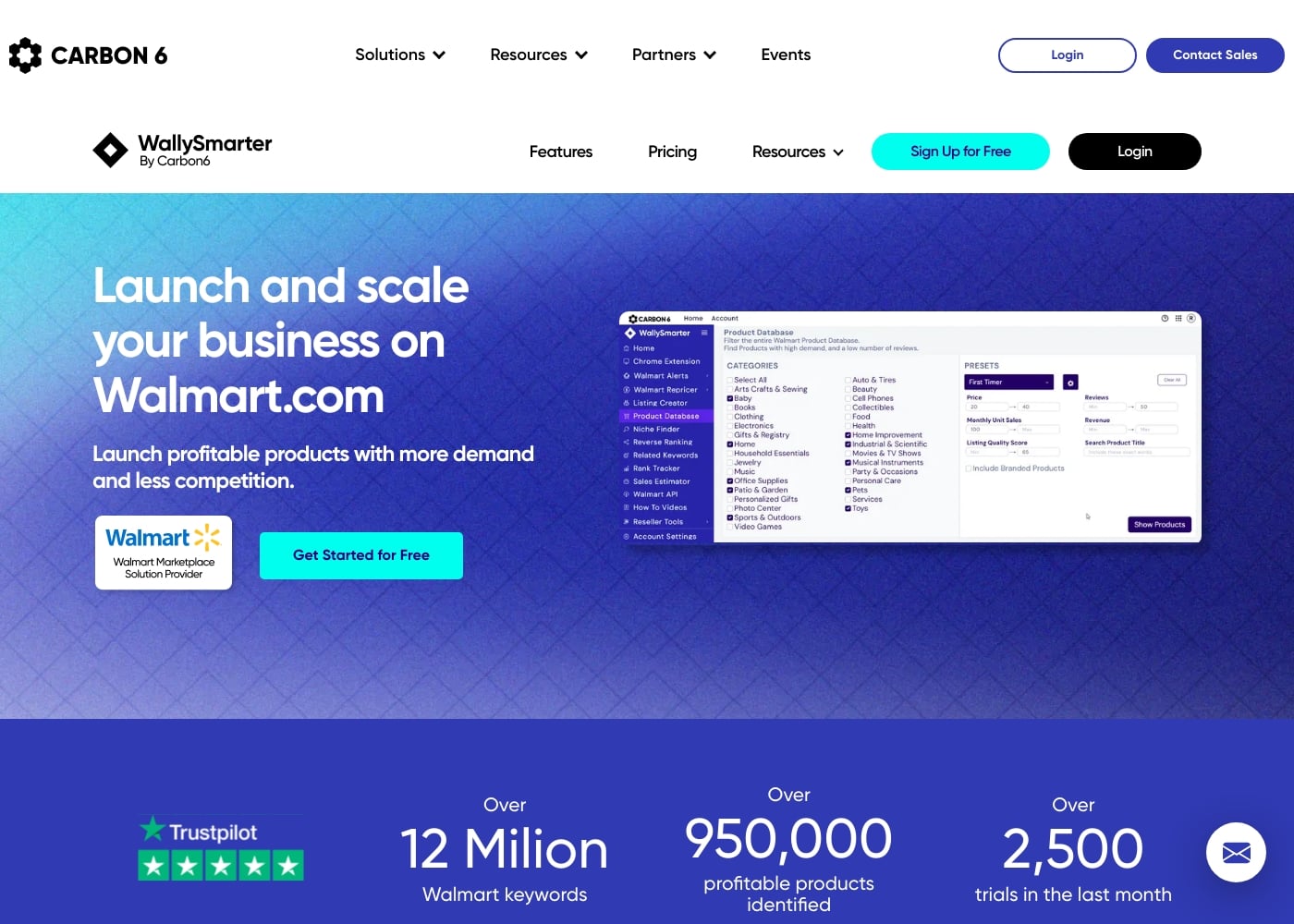 WallySmarter首页截图