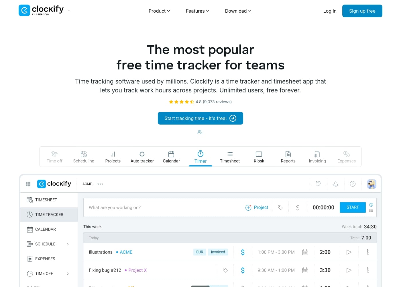 Clockify Review, Pricing, Features, Pros & Cons