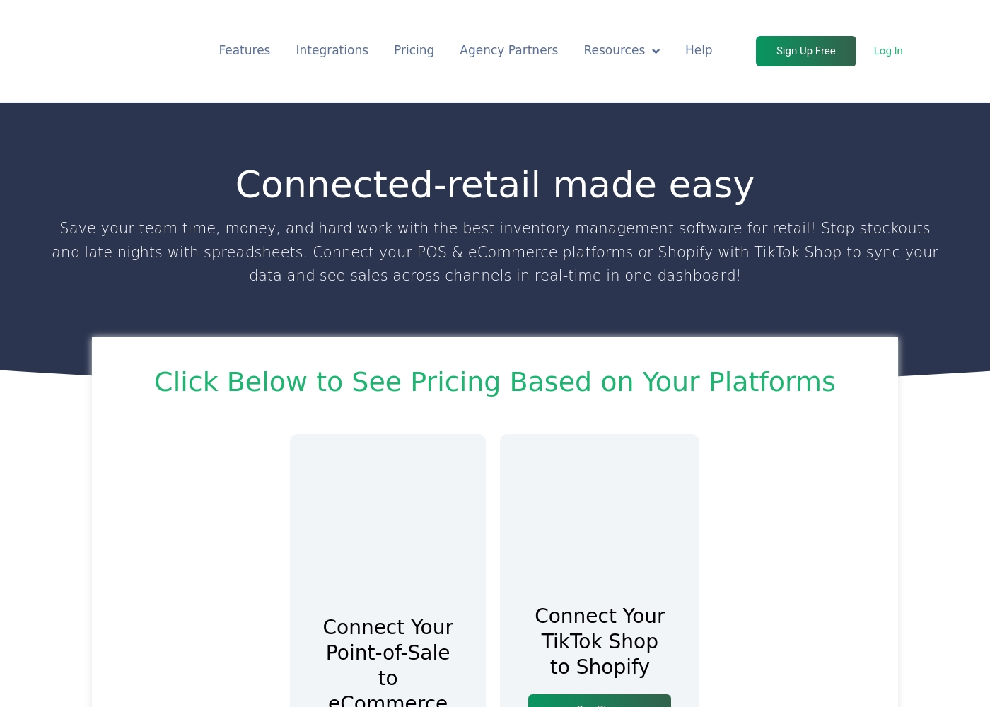 SKU IQ pricing screenshot
