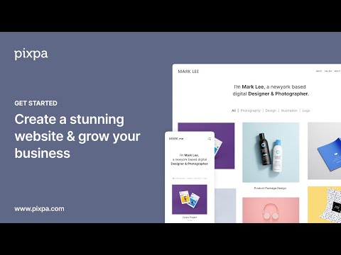 Pixpa - Crea tu impresionante sitio web