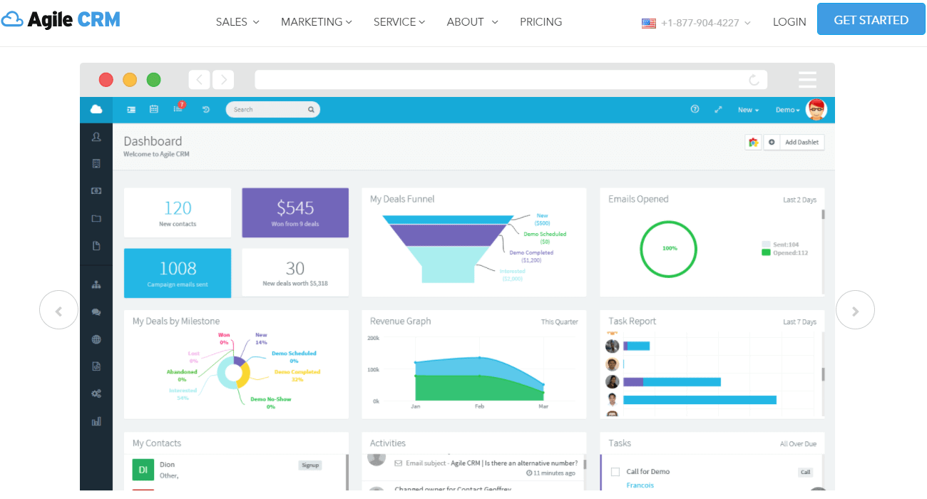 Agile CRM Review [2024] Pricing / Features / Alternative