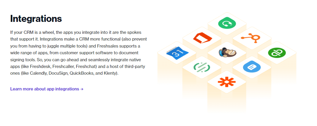 یکپارچه‌سازی‌های Freshworks CRM