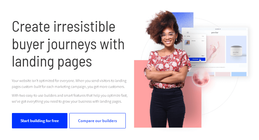 Pages de destination Unbounce