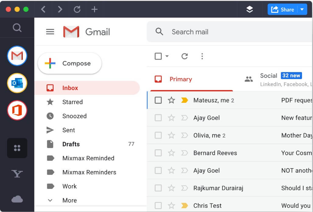 Shift Email Manager