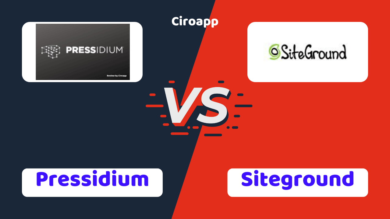 Pressidium vs Siteground