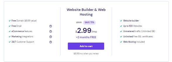 Hostinger Free Website Builder