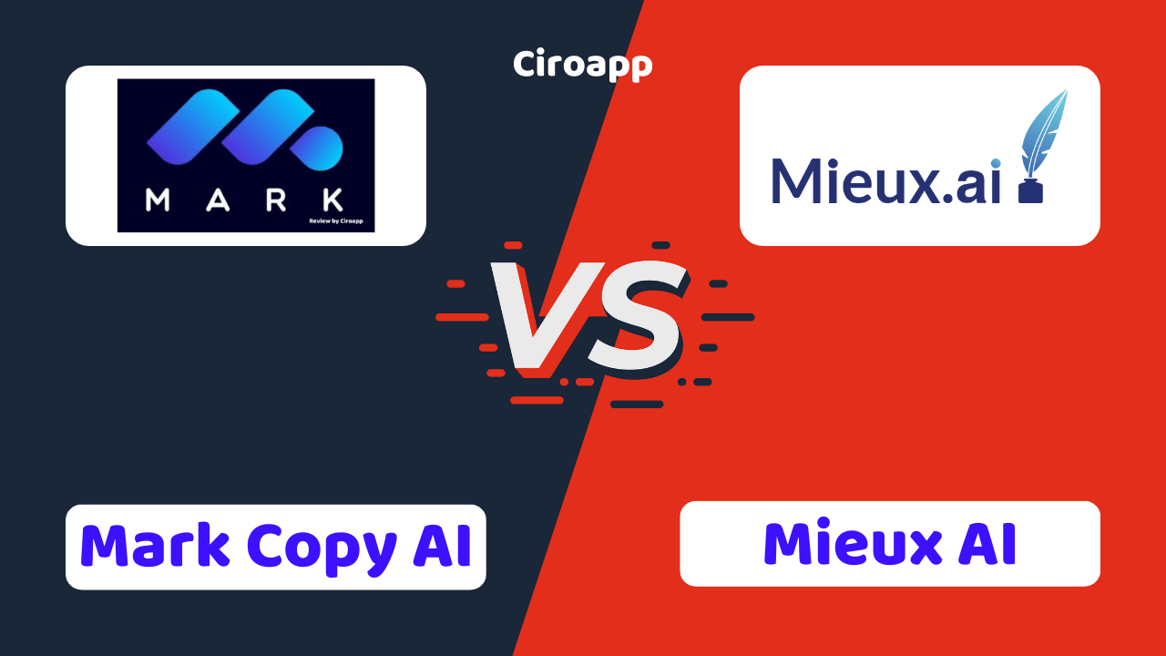 Mark Copy AI vs Mieux AI