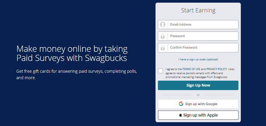 Swagbucks 参与有偿调查