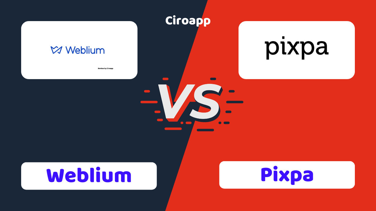 Weblium vs Pixpa