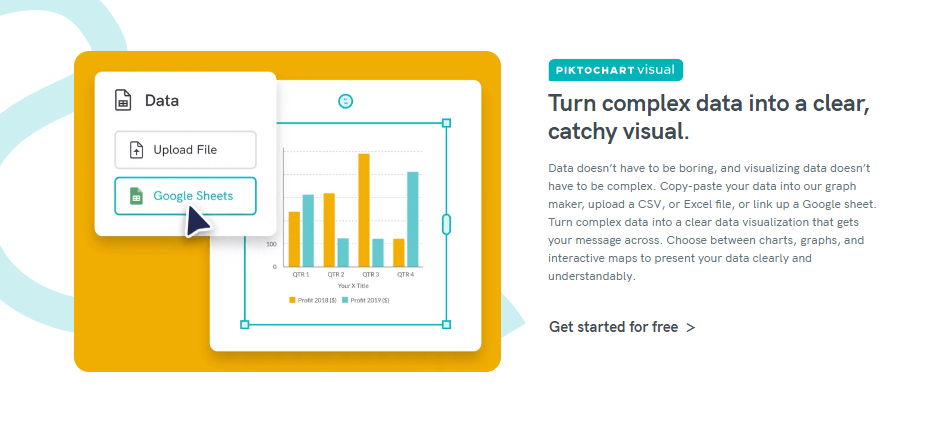 PiktoChart Visualization of Data