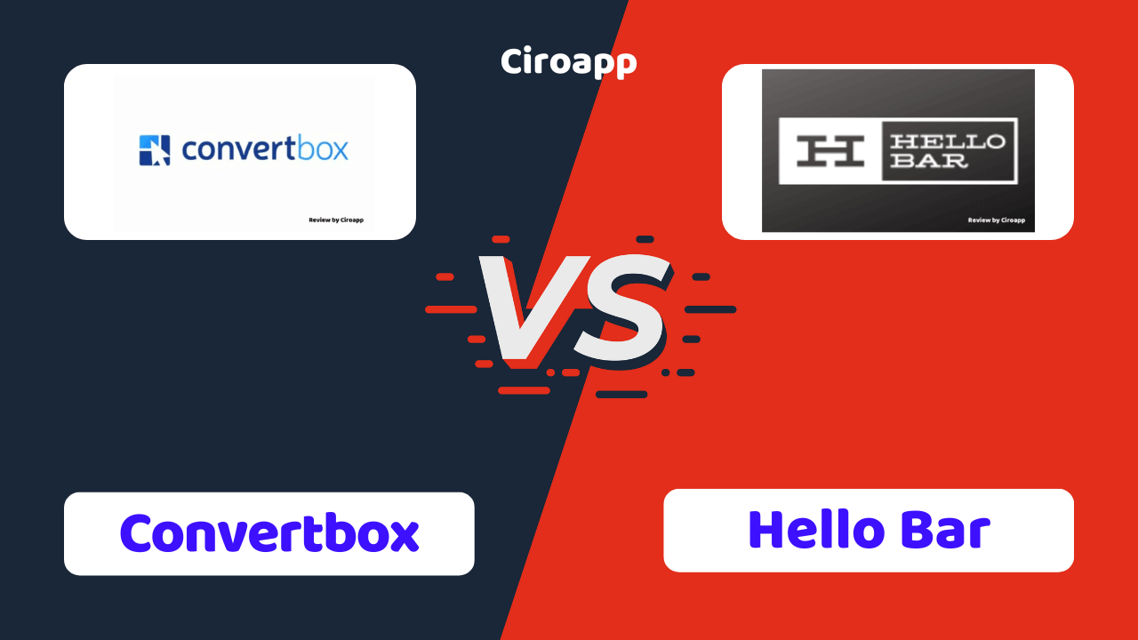 Convertbox vs Hello Bar