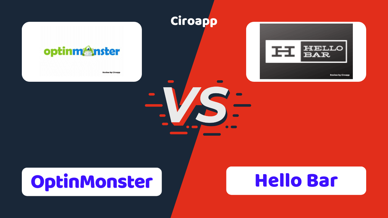 OptinMonster vs Hello Bar