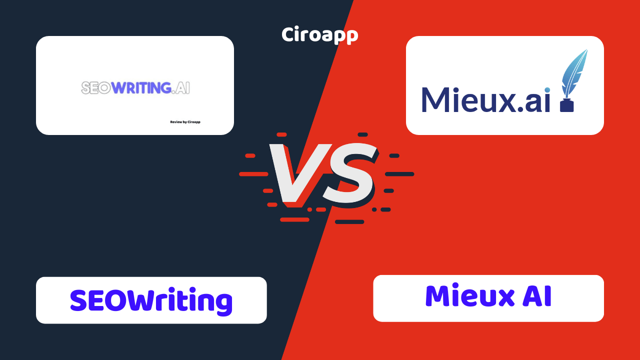 SEOWriting vs Mieux AI