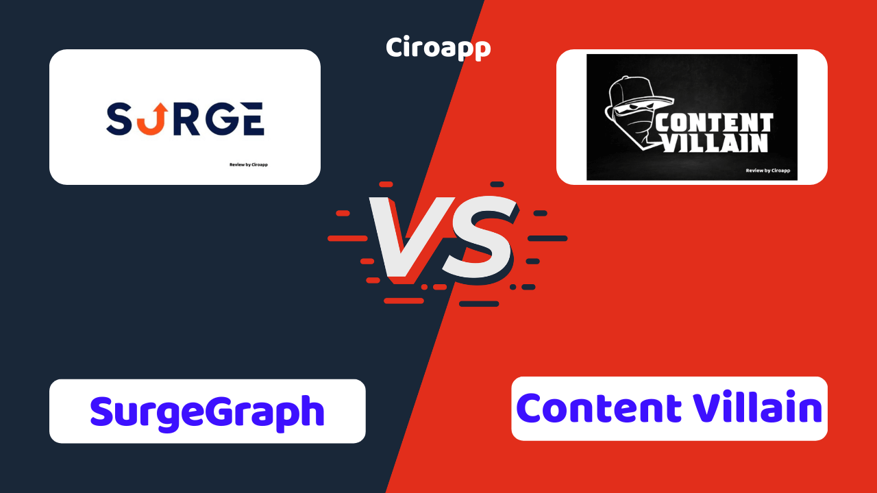 SurgeGraph vs Content Villain