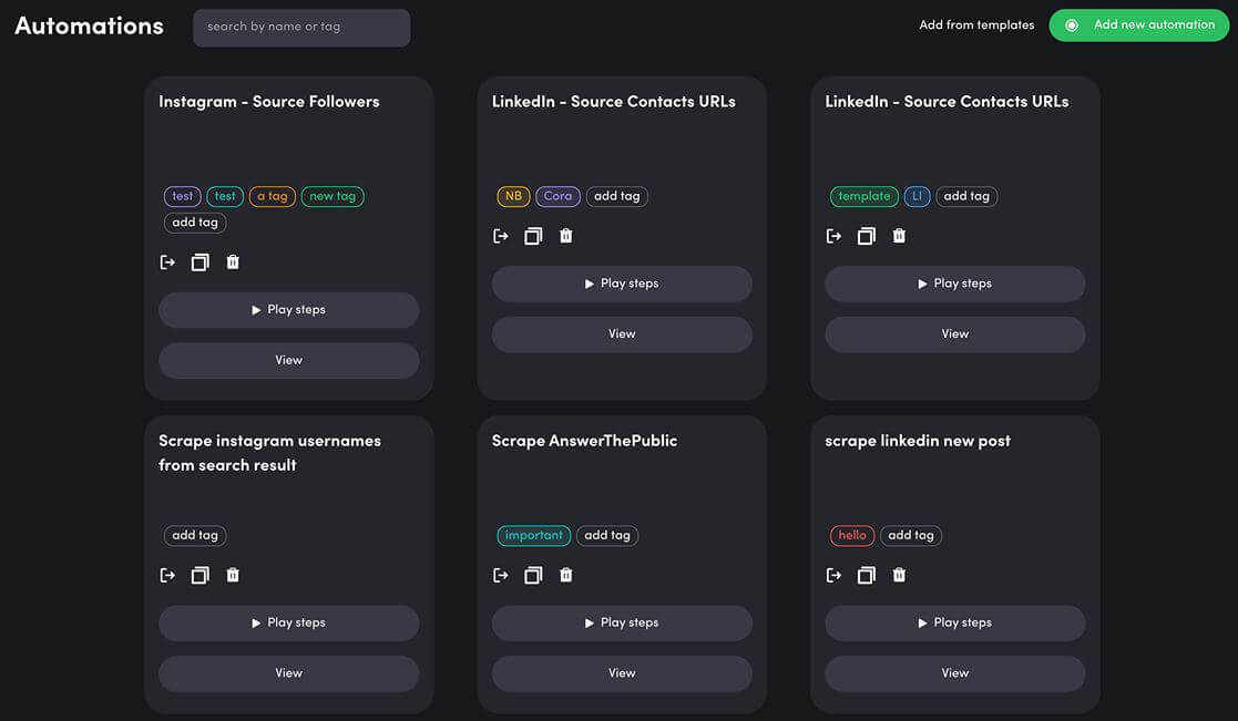 Taskmagic automation